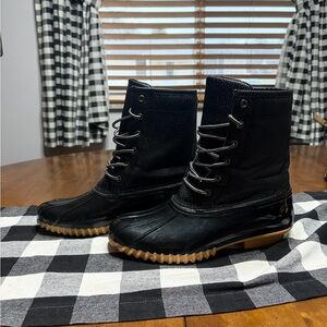 Sporto Black and Tan Boots